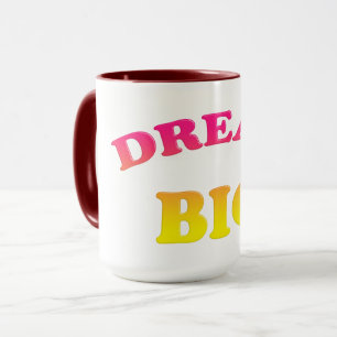 Caneca Grande ideal. Texto engraçado do inclinação