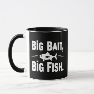 Caneca Grande Isca Grande Peixe Piada de Pesca
