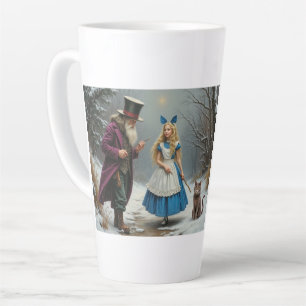 Caneca grande latina de Alice no inverno