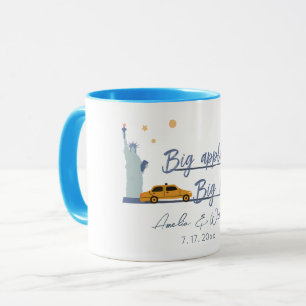 Caneca Grande Maçã, grande Nova Iorque de casamento