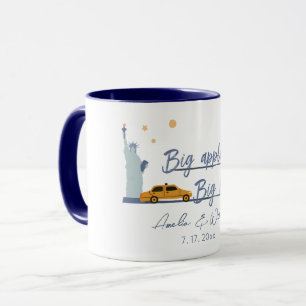 Caneca Grande Maçã, grande Nova Iorque de casamento