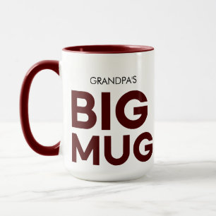 Caneca Grande Marrom   Caneca Enorme   Avô