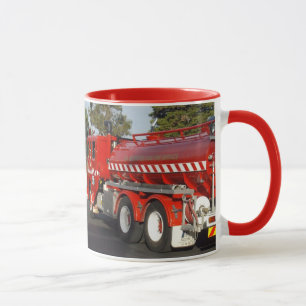 Caneca Grande Motor De Fogo Vermelho,