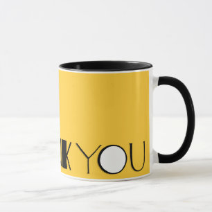 Caneca Grande Obrigado, Black Mug.