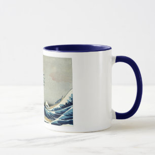 Caneca Grande onda de Katsushika Hokusai fora de Kanagawa