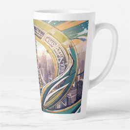 Caneca grande para café latte