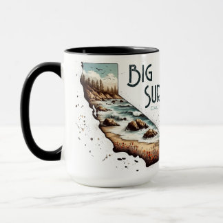Caneca Grande Presente na Califórnia em Souvenir