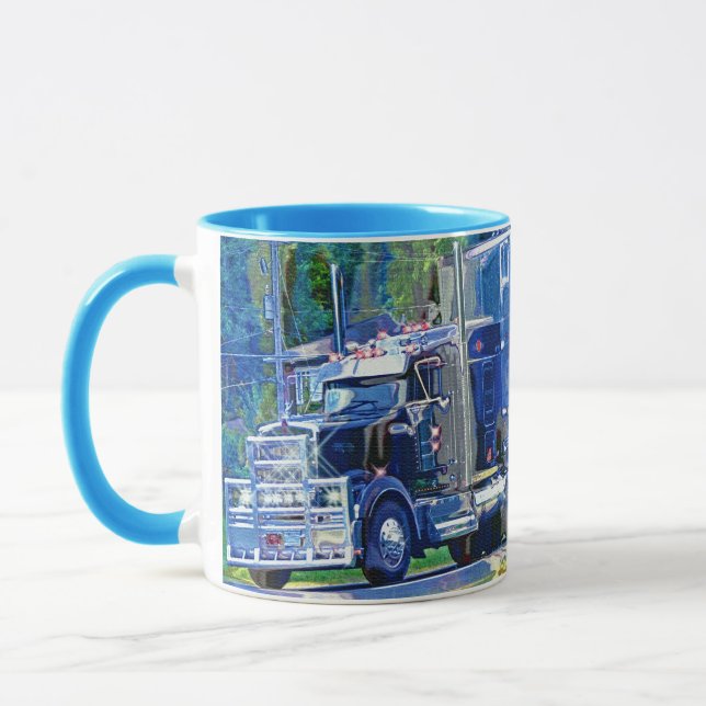 Caneca Grande Rig, Veículo de Transporte Pesado, Caminhão (Esquerda)