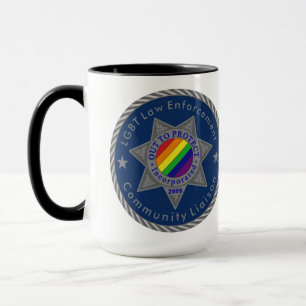 Caneca Grande saída para proteger a plataforma LGBT