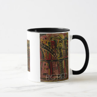 Caneca grande vermelho