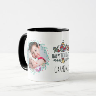 Caneca GRANDMA PHOTO MUG - Netos de presentes de Natal
