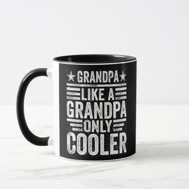 Caneca GrandPa, como um vovô, só é mais engraçado. (Esquerda)