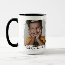 Grandpas Favorite Funny Photo Custom Mug 