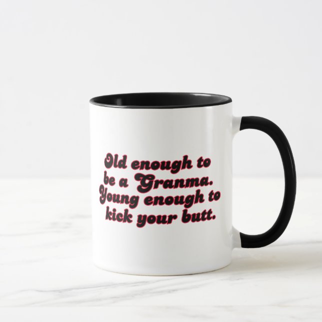 Caneca Granma velho bastante (Direita)