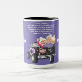 Caneca Grannias Cavalgam Duas Tons De Café