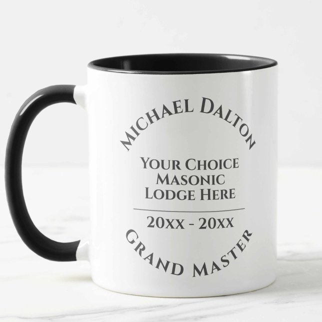 Caneca Grão-Mestre Maçônico (Criador carregado)