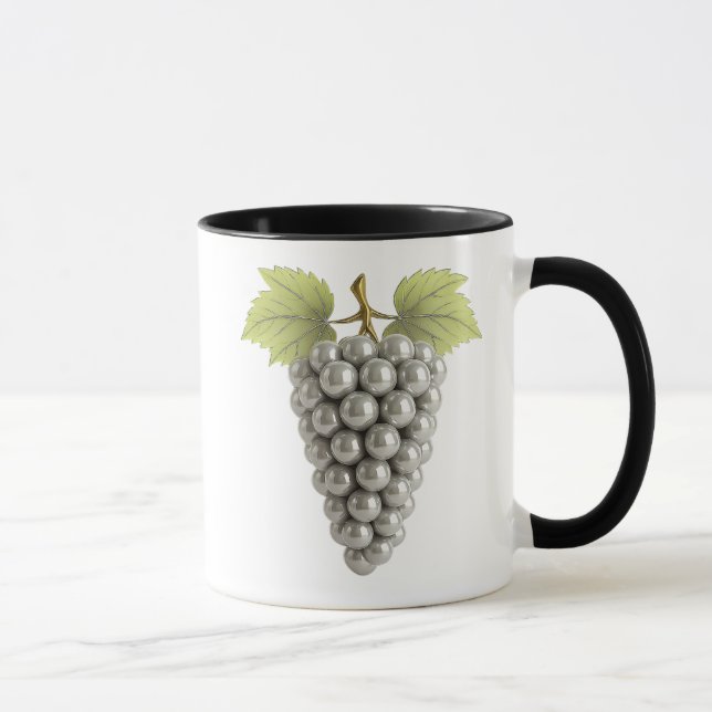 Caneca Grappe de raisin stylisée (Direita)