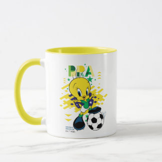Caneca Grático do TWEETY™ Time Brasil Futebol