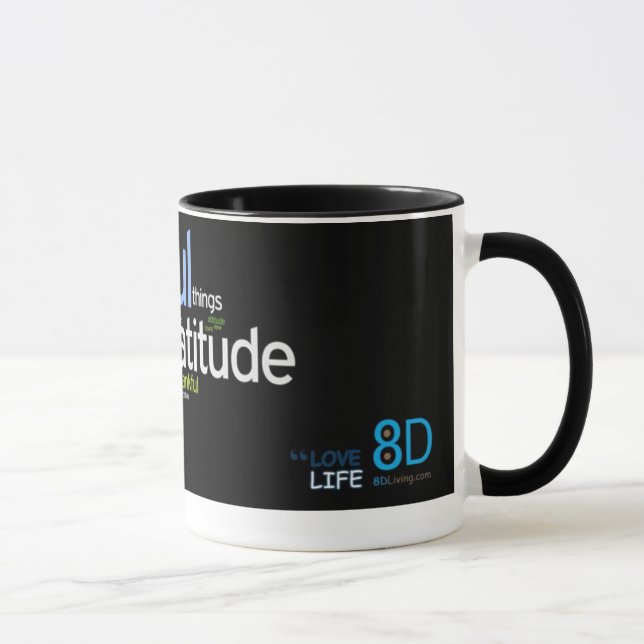 Caneca Gratitude - vida 8D (Direita)