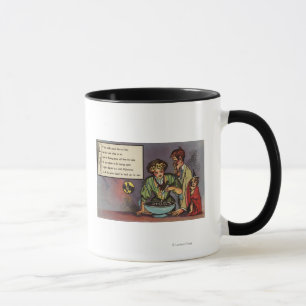 Caneca Graxa do Dia das Bruxas GreetingCandle