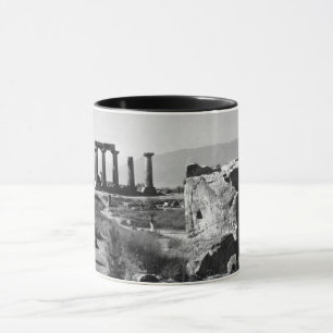 Caneca Grécia Antiga Corinto Antigo templo de Apolo
