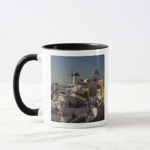 Caneca Grécia e Ilha Grega de Santorini cidade de Oia