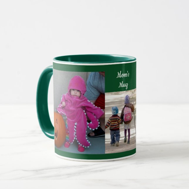 Caneca Green Personalize 3 FOTO MODELO de presentes Café (Frente Esquerda)