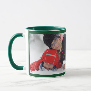Caneca Green Personalize Modelo de Fotografia Gift Coffee