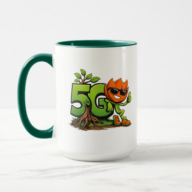 Caneca Green Tech Mascot Combo Mug (Esquerda)