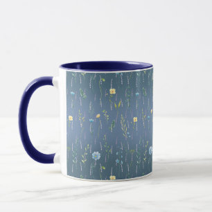 Caneca Greenery Watercolor Flórida Botânica russa