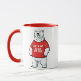 Caneca Greenland Is Not For Sale Polar Bear 