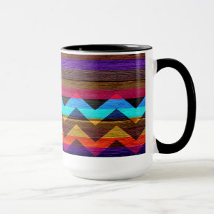 Caneca Grelhas De Cevão Coloridas Na Madeira #8