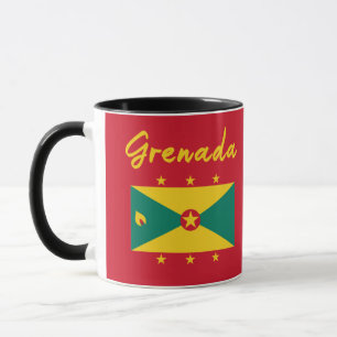 Caneca Grenada Flag Grenadiano Caribe Carnaval Mas