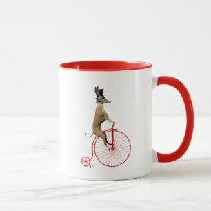 Caneca Greyhound em Red Penny Farthing