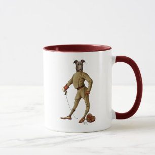 Caneca Greyhound Fencer Cheio Escuro 2