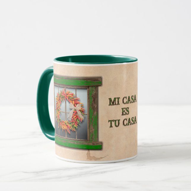 Caneca Grinalda de Pimentões do Sudoeste do Chile Persona (Frente Esquerda)