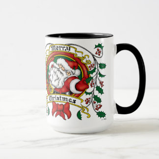 Caneca Grinalda do Natal de Papai Noel