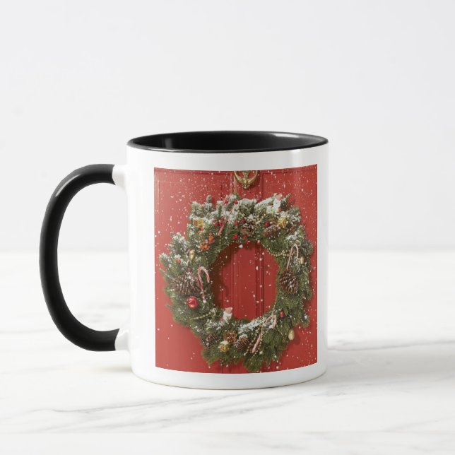 Caneca Grinalda do Natal que pendura em uma porta (Esquerda)