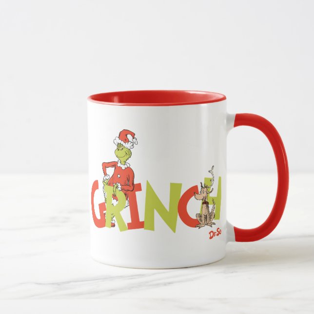 Caneca Grinch! Character Logo Graphic (Direita)