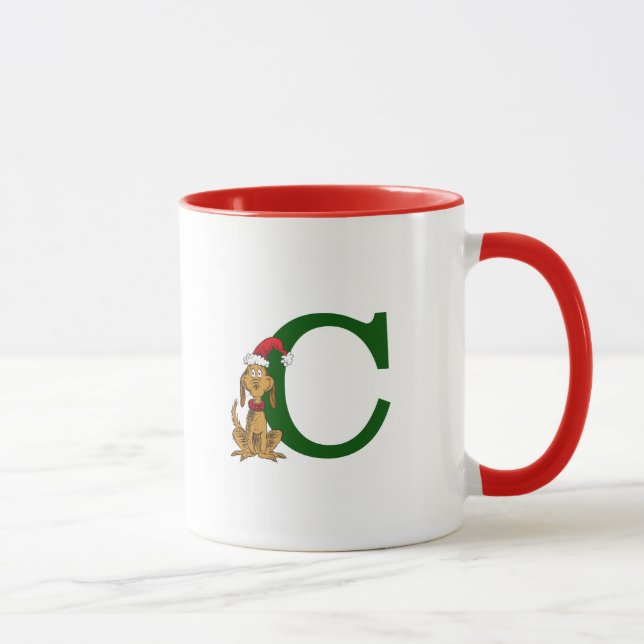 Caneca Grinch Clássico Max | Monograma C (Direita)