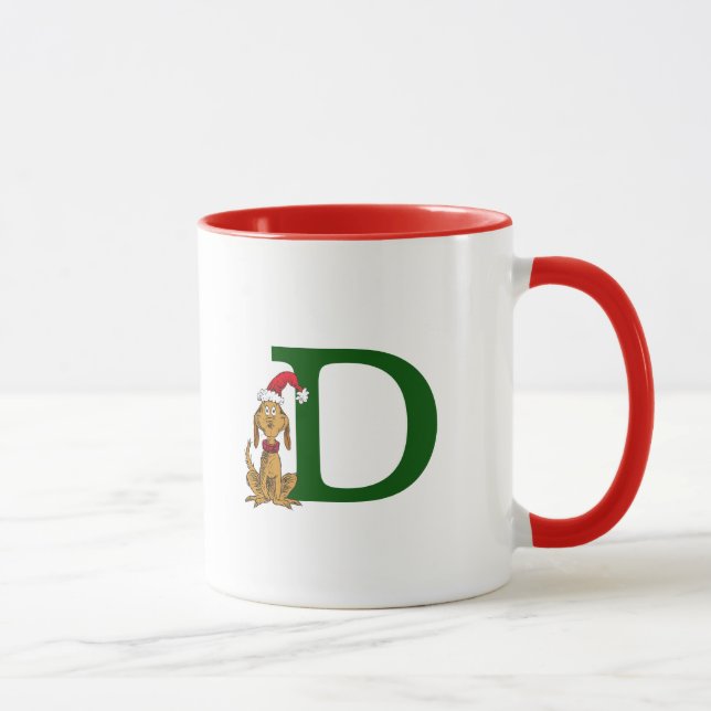 Caneca Grinch Clássico Max | Monograma D (Direita)