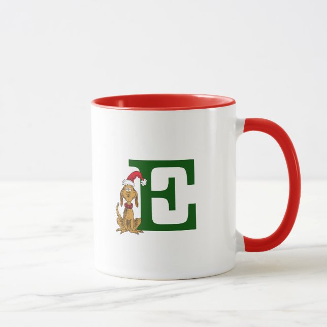 Caneca Grinch Clássico Max | Monograma E (Direita)