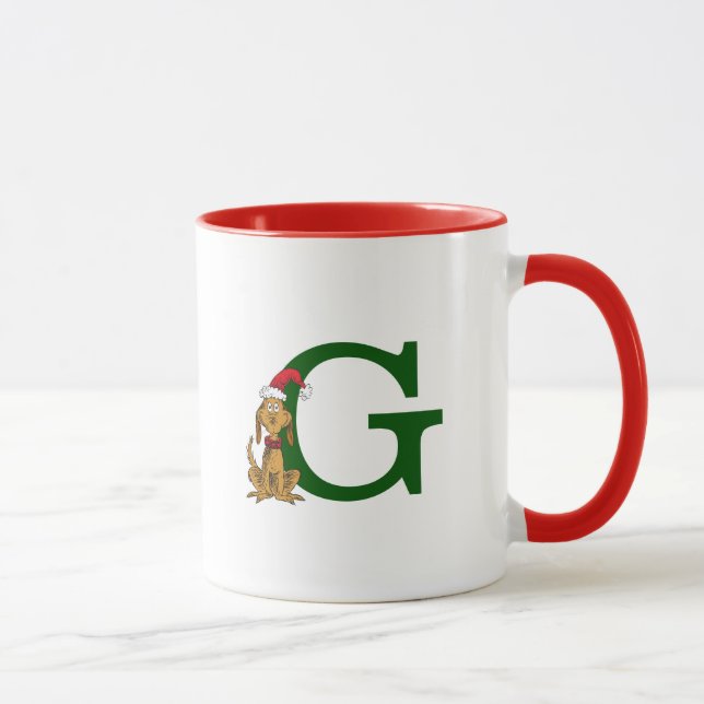 Caneca Grinch Clássico Max | Monograma G (Direita)
