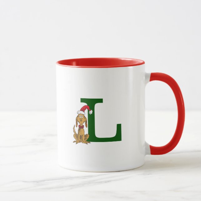 Caneca Grinch Clássico Max | Monograma L (Direita)