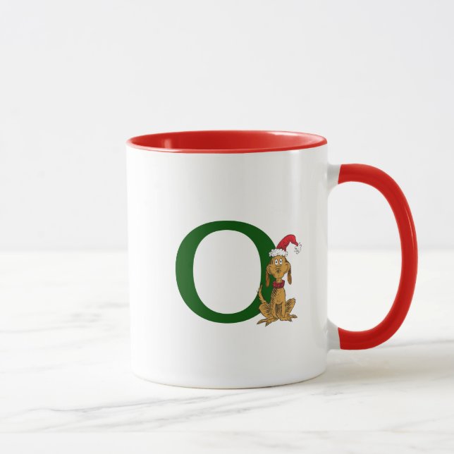 Caneca Grinch Clássico Max | Monograma O (Direita)