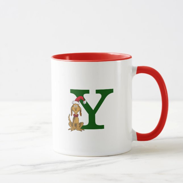 Caneca Grinch Clássico Max | Monograma Y (Direita)