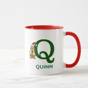 Caneca Grinch Clássico Max Nome e Monograma Q