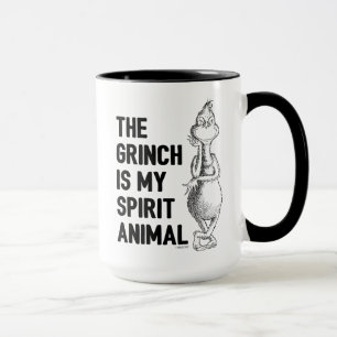 Caneca Grinch é meu Animal Espiritual