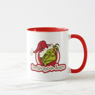 Caneca Grinch Eu Estou Sempre na Estação