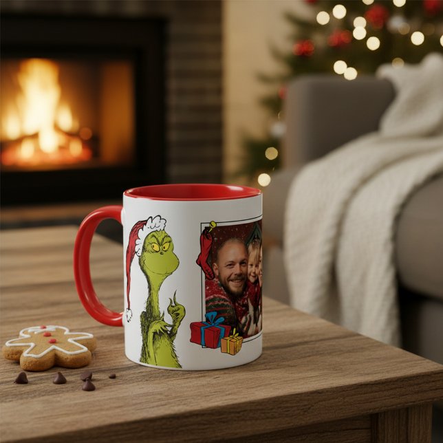 Caneca Grinch | Foto Personalizada (Criador carregado)
